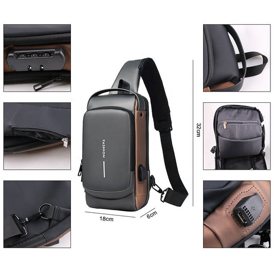 Crossbody bag for men and women – lightweight travel design – Velourra